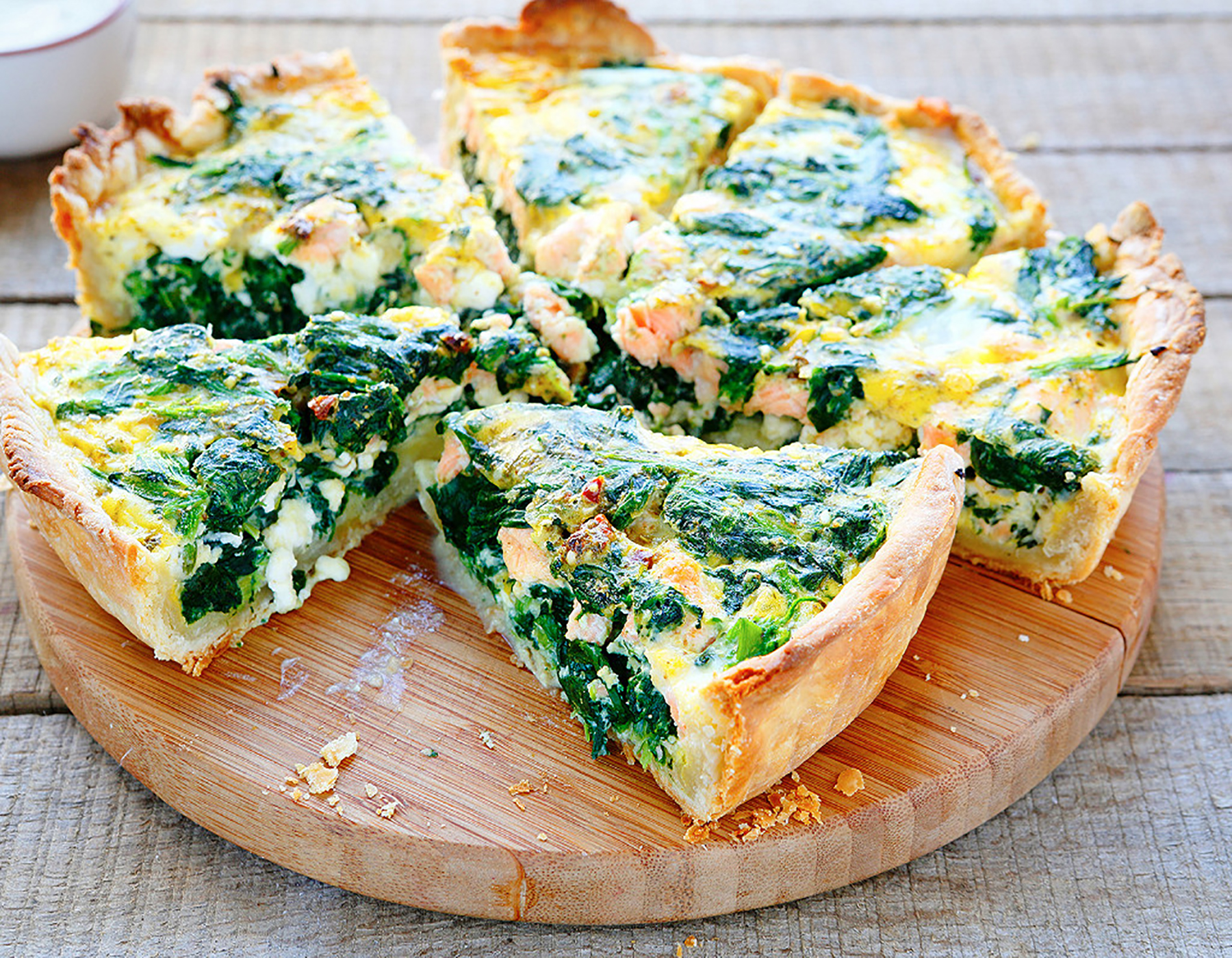 02/09 Quiche aux échalottes, carottes, épinards et comté