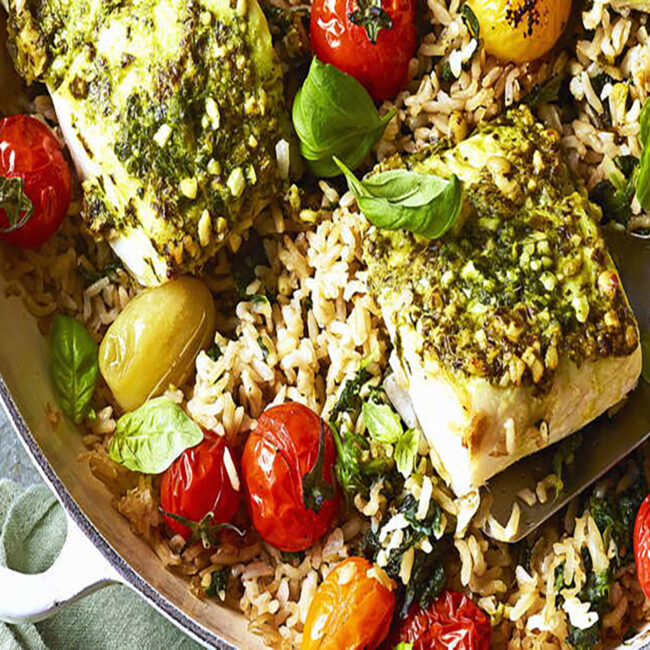 17/10 Riz pilaf et migre en croûte en croûte d'herbe et tomate cerise