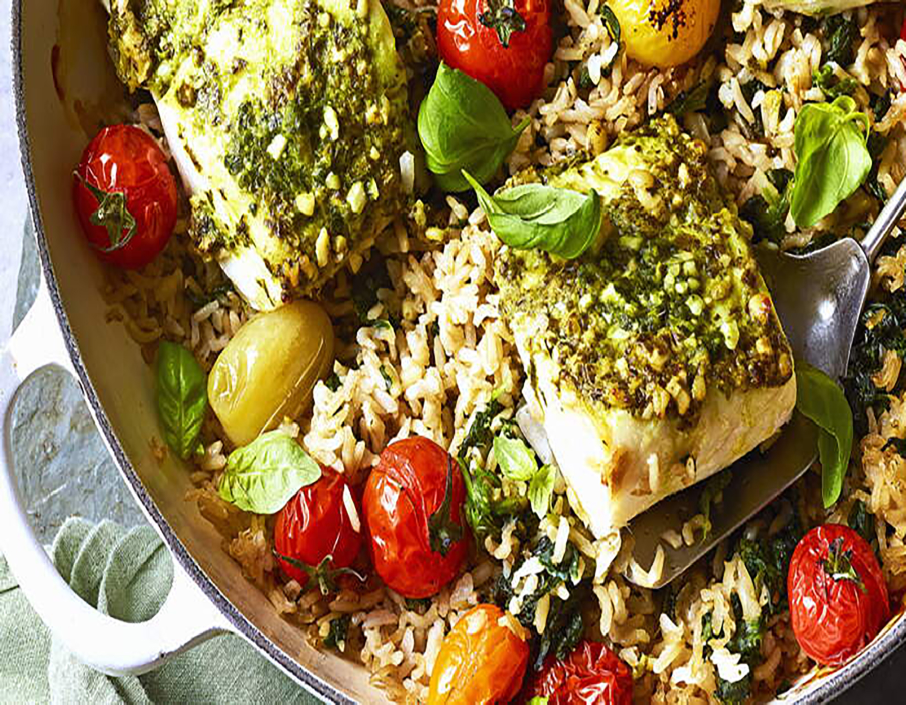 17/10 Riz pilaf et migre en croûte en croûte d'herbe et tomate cerise