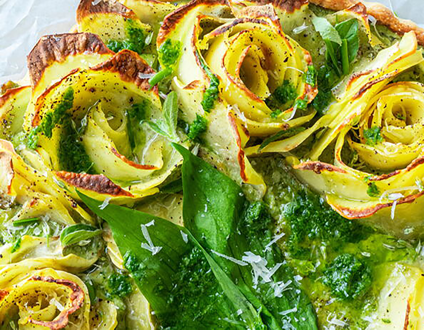 07/10 Quiche pomme de terre et pesto ail des ours