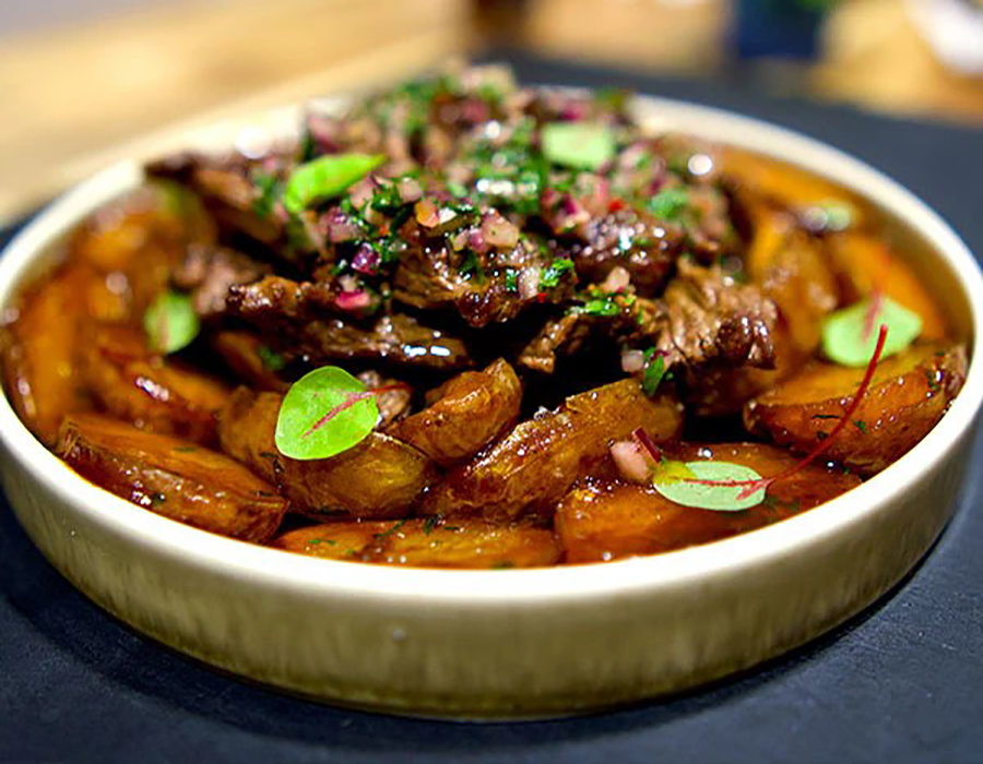 12/02 Finger de bavette et pomme de terre au jus