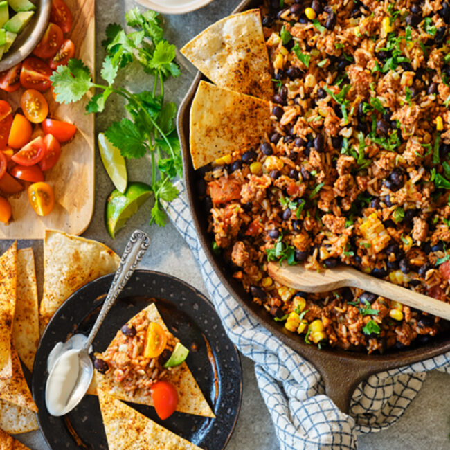 21/05 Mélanges aux saveurs de burrito et tortilla croustillante aux épices