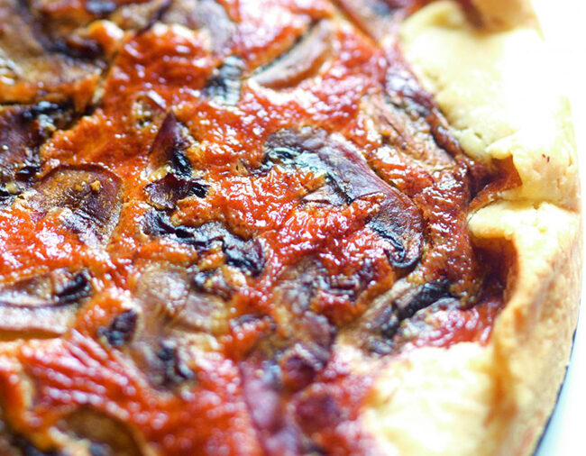 19/05 Quiche lorraine aux lardons fumés et champignons