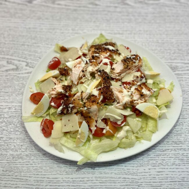 09/06 Salade César au saumon rôti