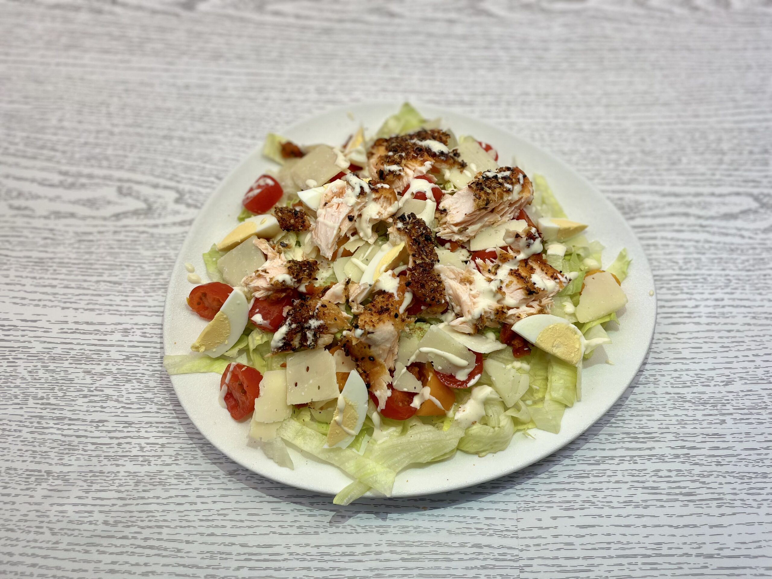 09/06 Salade César au saumon rôti